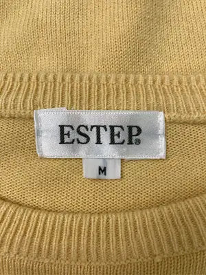 ESTEP/ニット/セーター/トップス/イエロー/M