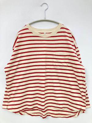 CLOSSHI/クロッシー/Tシャツ/カットソー/トップス/レッド/LL