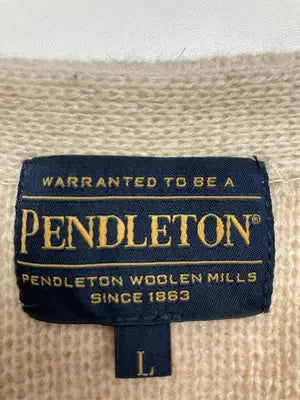 PENDLETON/ペンドルトン/カーディガン/ボレロ/トップス/ベージュ/L
