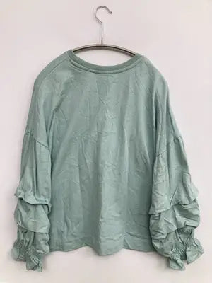 Tシャツ/カットソー/トップス/ライトグリーン/L