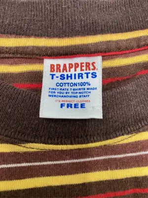 BRAPPERS/ブラッパーズ/Tシャツ/カットソー/トップス/イエロー/FREE
