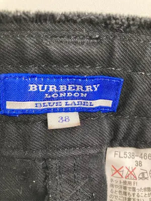 BURBERRY BLUE LABEL/バーバリーブルーレーベル/ショート/ミニスカート/スカート/ブラック/38