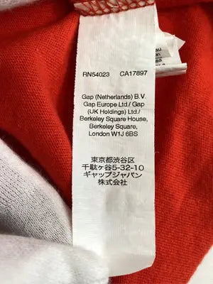 GAP/ギャップ/Tシャツ/カットソー/トップス/レッド/S