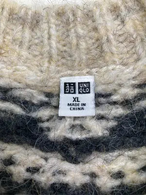 UNIQLO/ユニクロ/ニット/セーター/トップス/ベージュ/XL