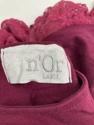 n'Or LABEL/ノアレーベル/Tシャツ/カットソー/トップス/レッド/1
