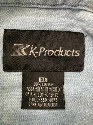 K-Products/シャツ/ブラウス/トップス/スカイブルー/XL