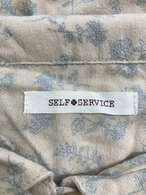 SELF SERVICE/セルフサービス/シャツ/ブラウス/トップス/ベージュ/M