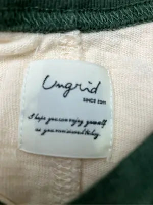 Ungrid/アングリッド/Tシャツ/カットソー/トップス/アイボリー/F