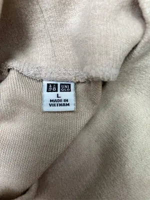 UNIQLO/ユニクロ/Tシャツ/カットソー/トップス/ベージュ/L