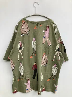 ZARA/ザラ/Tシャツ/カットソー/トップス/カーキ/USA XL
