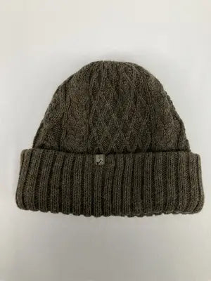 by lalian yarm/ニットキャップ/ビーニー/帽子/カーキ/FREE SIZE(57-59cm)