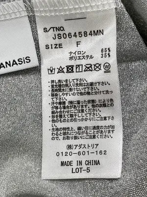 JEANASIS/ジーナシス/Tシャツ/カットソー/トップス/グレー/F