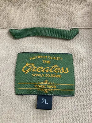 THE Greatess/シャツ/ブラウス/トップス/ベージュ/2L