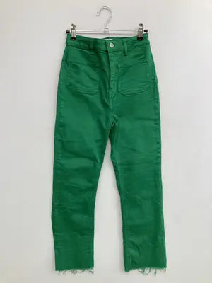 ZARA/ザラ/デニムパンツ/パンツ/グリーン/EUR 34