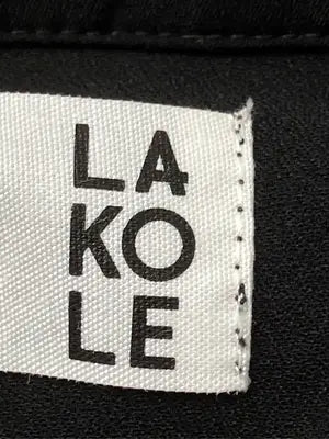 LAKOLE/ラコレ/シャツ/ブラウス/トップス/ブラック