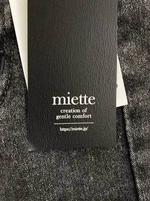miette/ミエット/デニムパンツ/パンツ/ブラック/61〜89