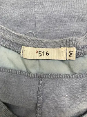 516/Tシャツ/カットソー/トップス/グレー/M
