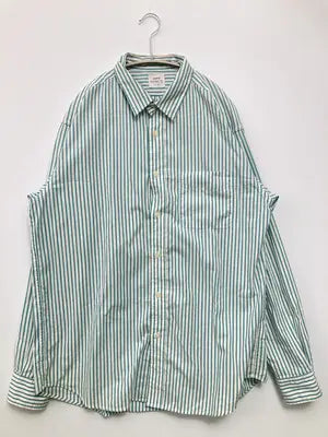 coen/コーエン/シャツ/ブラウス/トップス/グリーン/LARGE