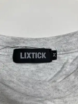 LIXTICK/Tシャツ/カットソー/トップス/グレー/M