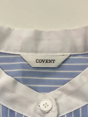 covent/シャツワンピース/ワンピース/ドレス/スカイブルー