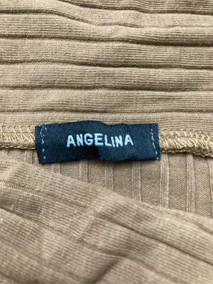 ANGELINA/アンジェリーナ/Tシャツ/カットソー/トップス/ブラウン