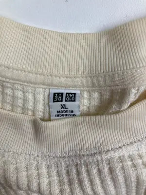 UNIQLO/ユニクロ/Tシャツ/カットソー/トップス/アイボリー/XL