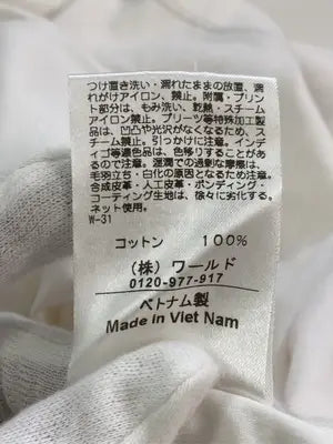 OPAQUE.CLIP/オペークドットクリップ/Tシャツ/カットソー/トップス/ホワイト/38/M