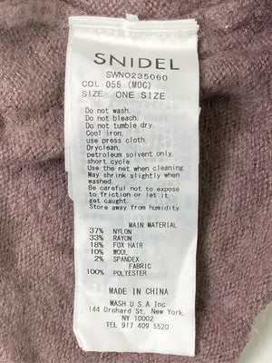 SNIDEL/スナイデル/ワンピース/ワンピース/ドレス/パープル/ONE SIZE
