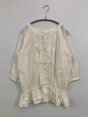 navy natural/ネイビーナチュラル/シャツ/ブラウス/トップス/ホワイト/M
