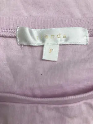 rienda/リエンダ/Tシャツ/カットソー/トップス/ピンク/F