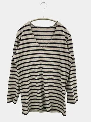 NO ID./Tシャツ/カットソー/トップス/グレー/2