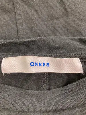 OMNES/オムネス/Tシャツ/カットソー/トップス/ブラック