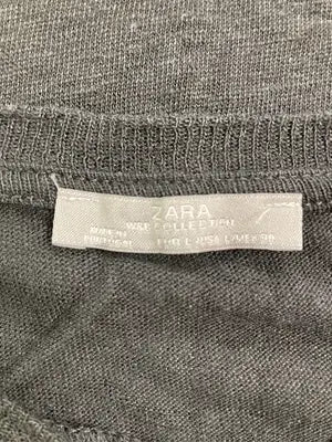 ZARA/ザラ/ノースリーブ/トップス/ブラック/EUR L/USA L/MEX 30