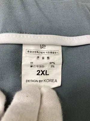 スラックス/パンツ/ブルー/2XL