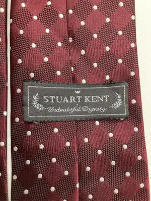 STUART KENT/ネクタイ/ファッション雑貨/レッド