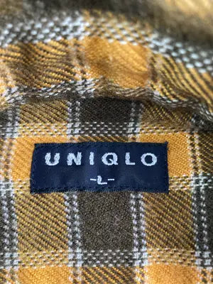 UNIQLO/ユニクロ/シャツ/ブラウス/トップス/ブラウン/L