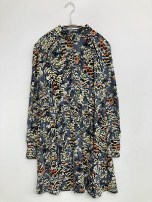 ZARA BASIC/ザラベーシック/ワンピース/ワンピース/ドレス/ブルー/M