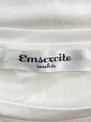 ems excite/エムズエキサイト/ノースリーブ/トップス/ホワイト/M