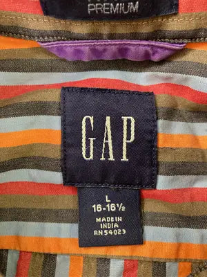 GAP/ギャップ/シャツ/ブラウス/トップス/オレンジ/L   16-16 1/2
