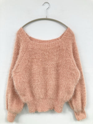 ニット/セーター/トップス/ピンク