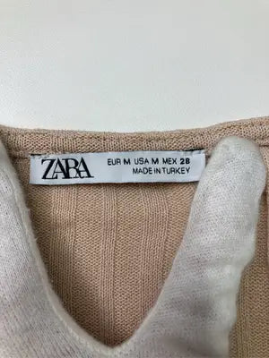 ZARA/ザラ/Tシャツ/カットソー/トップス/ベージュ/M