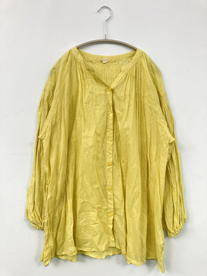 r・p・s/アールピーエス/シャツ/ブラウス/トップス/イエロー/F