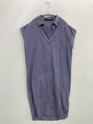 YECCA VECCA/イェッカヴェッカ/シャツワンピース/ワンピース/ドレス/ブルー/F