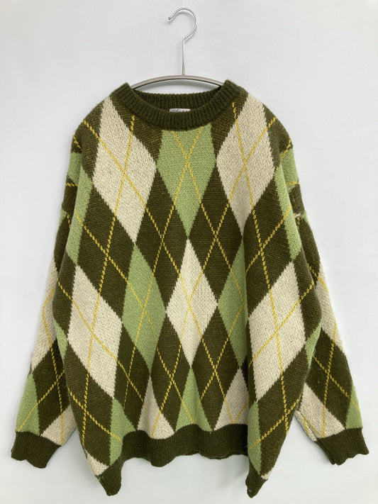 Brudine/ニット/セーター/トップス/ライトグリーン/FREE