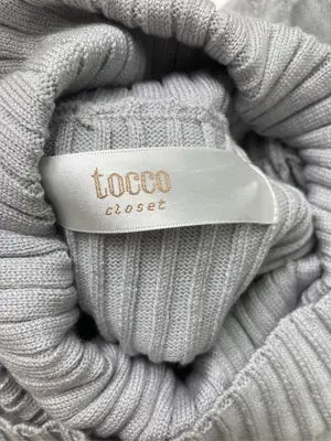 tocco/トッコ/ニット/セーター/トップス/グレー/M