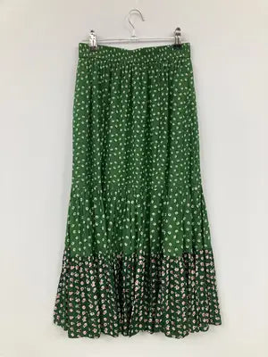 UNIQLO/ユニクロ/ロングスカート/スカート/グリーン/S    ウエスト60-66cm   ヒップ85-91cm