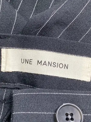 UNE MANSION/ウメマンション/スラックス/パンツ/ブラック/S(short)