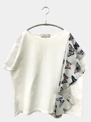 自由区/ジユウク/Tシャツ/カットソー/トップス/ホワイト/38