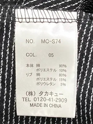 MALE & Co./Tシャツ/カットソー/トップス/ブラック/L