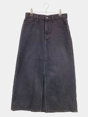 UNIQLO JEANS/ユニクロジーンズ/デニムスカート/スカート/ブラック/ウエスト 61cm
